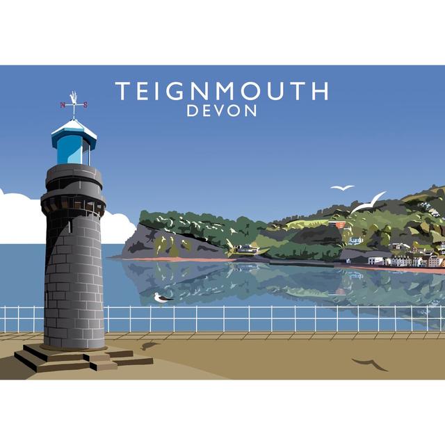 Teignmouth by Richard O'Neil - Graphic Art Print on Paper East Urban Home Format: No Frame, Size: 40 cm H x 50 cm W x 1 cm D on Productcaster.