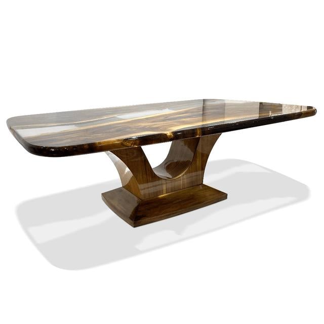 Alope Free Form Dining Table Arditi Collection Size: H75 x L244 x W107cm on Productcaster.