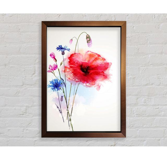 Poppy Magic - Print Ophelia & Co. Size: 141.4cm H x 100.1cm W x 3.4cm D, Format: Bronze Framed Paper on Productcaster.