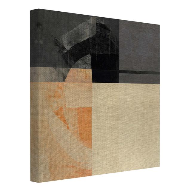 Transparent Geometry - Wrapped Canvas Art Prints Ivy Bronx Format: 330g/m³ recycled canvas, Size: 70cm H x 70cm W on Productcaster.