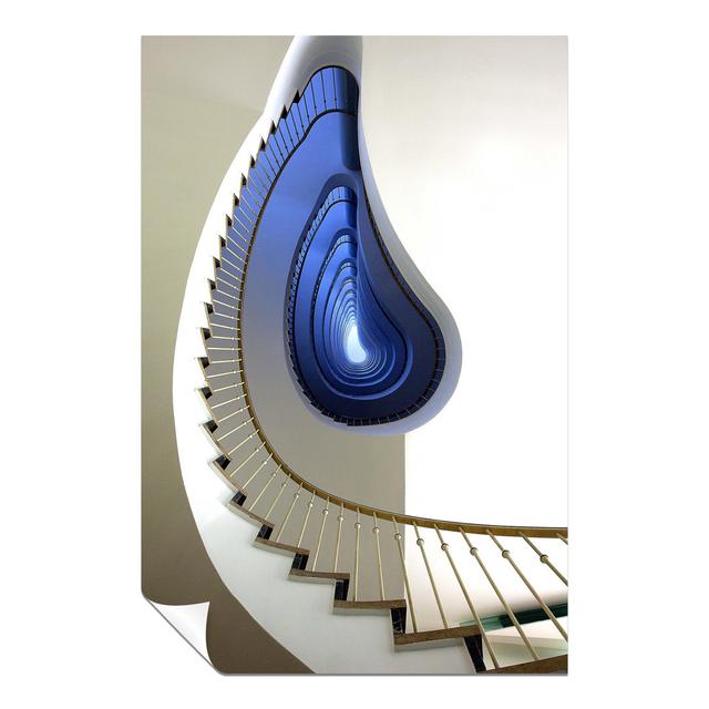 Panther Print Fine Art Prints Blue Infinite Staircase Artistic Unframed Poster, Pictures For Home Walls, Bedroom, Living Room & Bathroom Decor Panther on Productcaster.