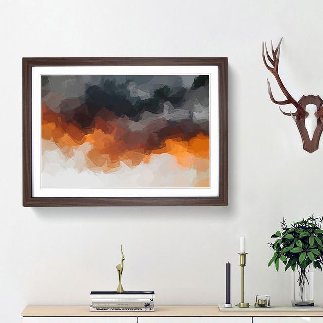 Mood of the Clouds - Picture Frame Graphic Art Print East Urban Home Frame Option: Walnut Framed, Size: 48cm H x 65cm W x 2cm D on Productcaster.