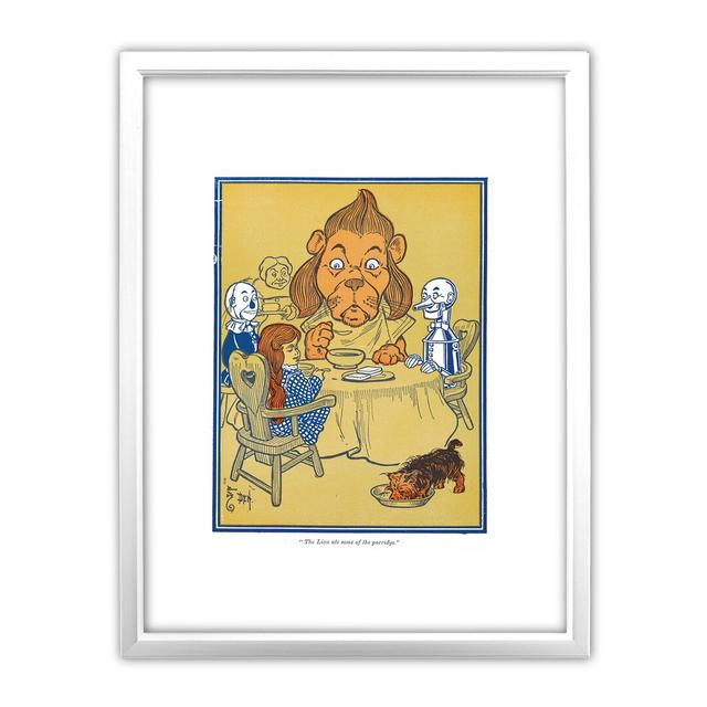 The Wizard of Oz by William Wallace Denslow Framed Art Print East Urban Home Frame Colour: White on Productcaster.