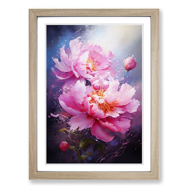 XYZ-FRM-V1223-5059 Single Picture Frame Art Prints on Wood Marlow Home Co. Format: Oak Framed, Size: 46cm H x 34cm W x 2cm D on Productcaster.