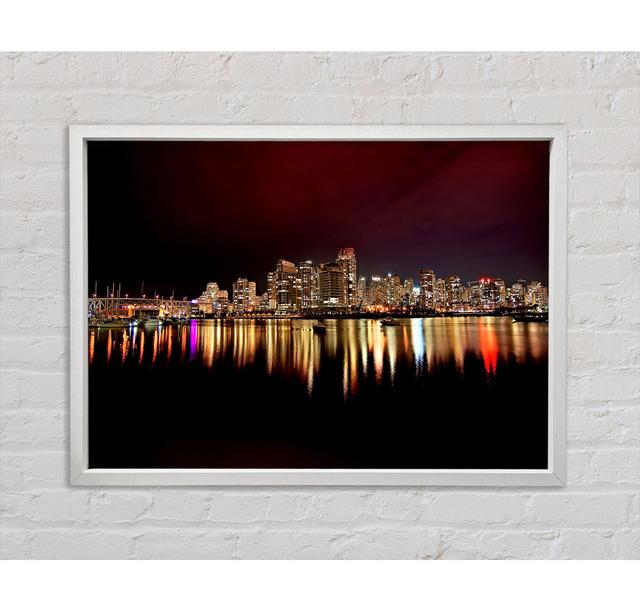 Vancouver City Nights - Print Bright Star Size: 84.1cm H x 118.9cm W on Productcaster.