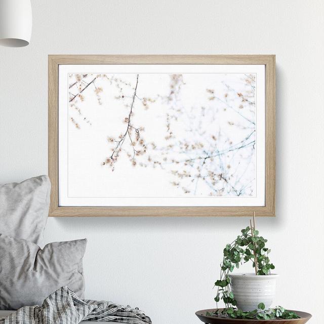 Branches Of A Blossom Tree Painting - Single Picture Frame Print on MDF East Urban Home Size: 45cm H x 33cm W x 2cm D, Format: Oak on Productcaster.