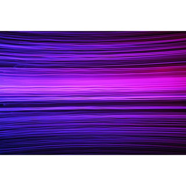 Arvia Abstract Neon Blur Background - Wrapped Canvas Print Metro Lane Size: 51cm H x 76cm W x 3.8cm D on Productcaster.