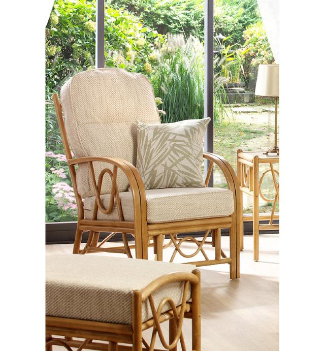 Salamanca Armchair Bay Isle Home Arm Colour: Light Oak, Leg Colour: Light Oak, Upholstery Colour: Beige on Productcaster.