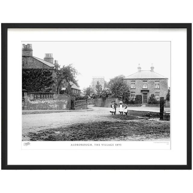 'Aldborough, the Village 1895' - Picture Frame Photograph Print on Paper The Francis Frith Collection Size: 28cm H x 36cm W x 2.3cm D on Productcaster.