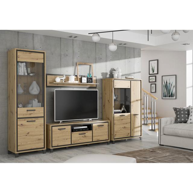 Crespin Entertainment Unit for TVs up to 88" Natur Pur on Productcaster.