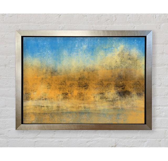 Blue To Yellow Dust Framed Print Williston Forge Size: 42cm H x 59.7cm W on Productcaster.