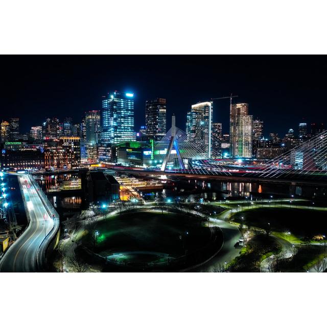 Bostonâ S Quiet Skyline by Patrick Perry - Wrapped Canvas Photograph Latitude Run Size: 51cm H x 76cm W on Productcaster.