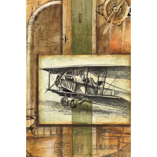 Theory of Flight II by Ethan Harper - Wrapped Canvas Art Prints Williston Forge Size: 91cm H x 61cm W on Productcaster.