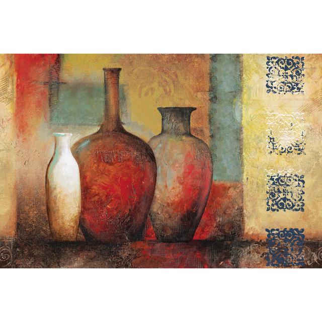 Multi Colour Pots - Wrapped Canvas Print Marlow Home Co. Size: 20cm H x 30cm W x 3.8cm D on Productcaster.