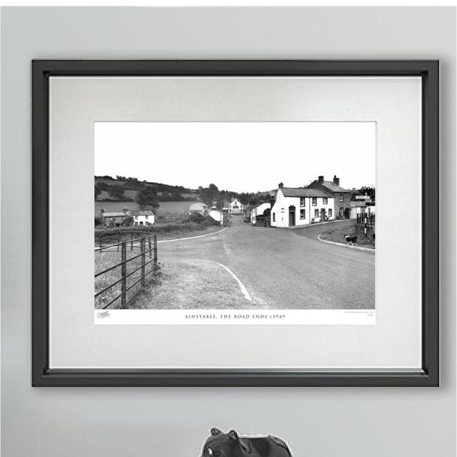 Ainstable, The Road Ends C1949 by Francis Frith - Single Picture Frame Print The Francis Frith Collection Size: 60cm H x 80cm W x 2.3cm D on Productcaster.