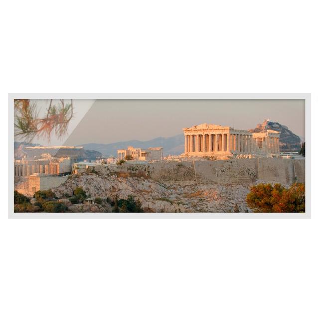 Acropolis - Picture Frame Photograph Ebern Designs Size: 30cm H x 75cm W x 2cm D, Frame Option: White Framed on Productcaster.