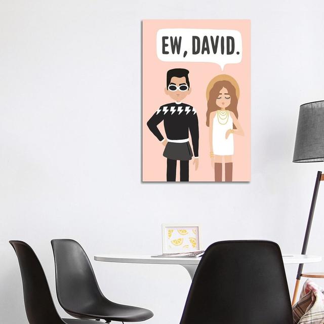 Ew, David.-Canvas Happy Larry Format: Wrapped Canvas, Size: 101.6cm H x 66.04cm W x 3.81cm D on Productcaster.