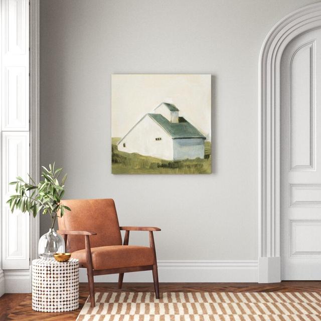 Serene Barn I by Emma Scarvey - Wrapped Canvas Painting Print Magnolia Box Size: 91cm H x 91cm W on Productcaster.