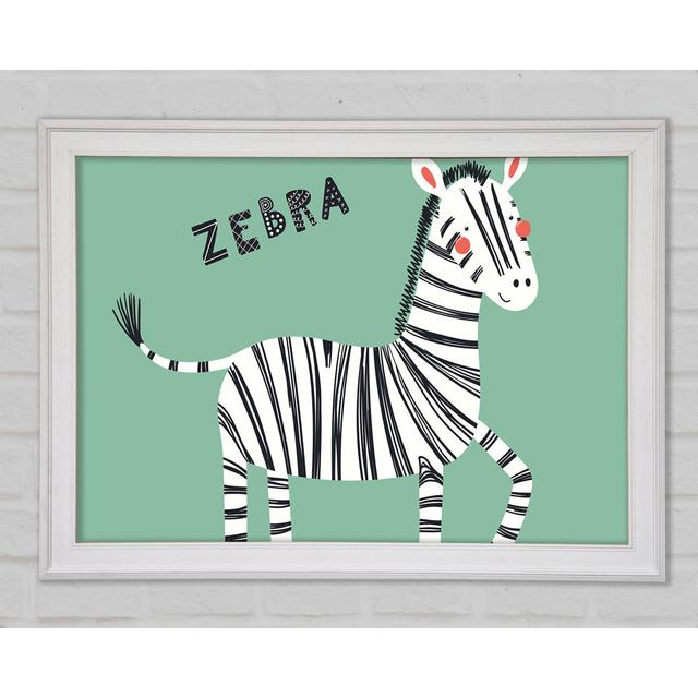 Zebra Pride Framed Print Isabelle & Max Size: 84.1cm H x 118.9cm W x 1.5cm D on Productcaster.