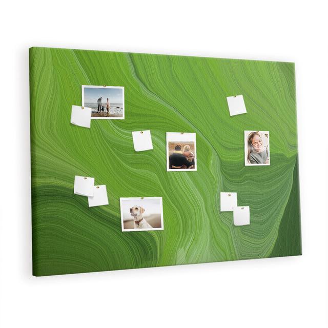 Wall Mounted bulletin print wall art notice boards decorative corkboard Modern waves East Urban Home on Productcaster.