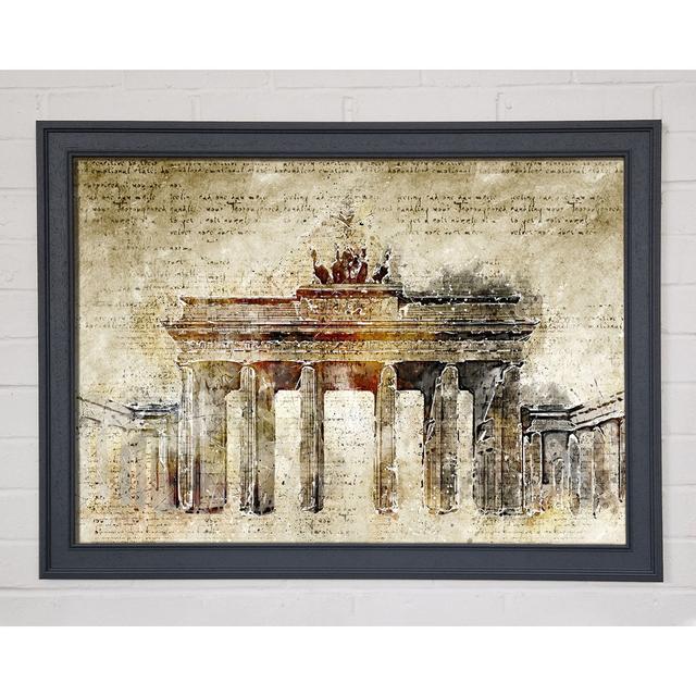 Manuscript New Athens - Single Picture Frame Art Prints Rosalind Wheeler Size: 84.1cm H x 118.9cm W on Productcaster.