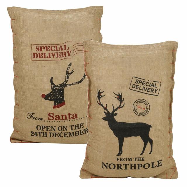 From Santa Gift Sacks (Set of 2) The Seasonal Aisle on Productcaster.