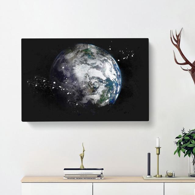 Our Magnificent Earth - Wrapped Canvas Graphic Art Print East Urban Home Size: 35cm H x 50cm W x 3cm D on Productcaster.