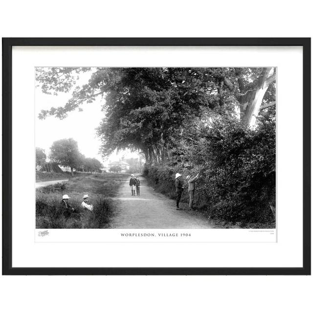 'Worplesdon, Village 1904' by Francis Frith - Picture Frame Photograph Print on Paper The Francis Frith Collection Size: 60cm H x 80cm W x 2.3cm D on Productcaster.