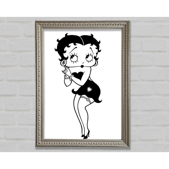 Betty Boop Love Heart - Druck Bright Star Größe: 42 cm x 29,7 cm on Productcaster.