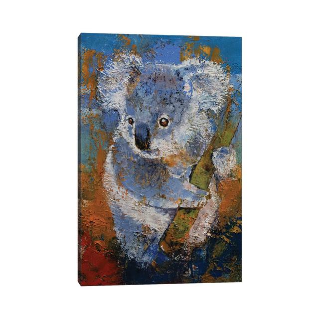 Koala by Michael Creese - Wrapped Canvas Gallery-Wrapped Canvas Giclée Alpen Home Size: 45.72cm H x 30.48cm W x 1.905cm D on Productcaster.