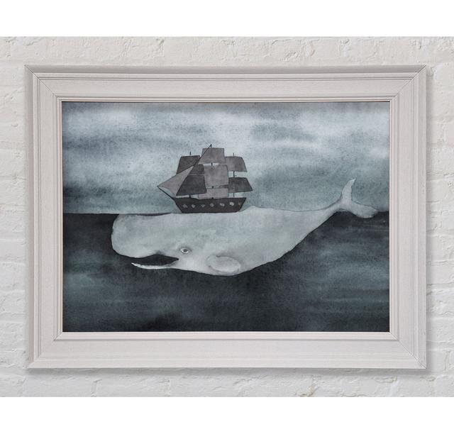 Sail on Moby Dick - Single Picture Frame Print Longshore Tides Size: 59.7cm H x 84.1cm W on Productcaster.