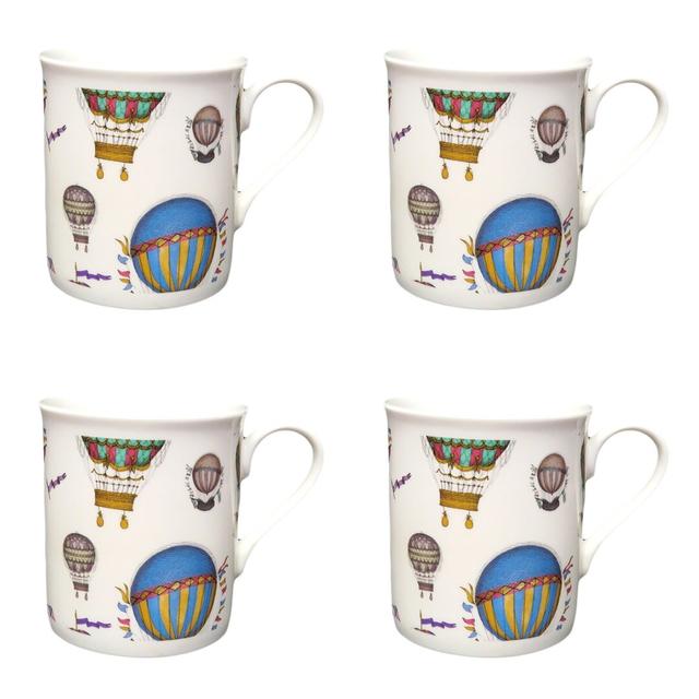 Amalfi Bone China Mug (Set of 4) Ebern Designs on Productcaster.