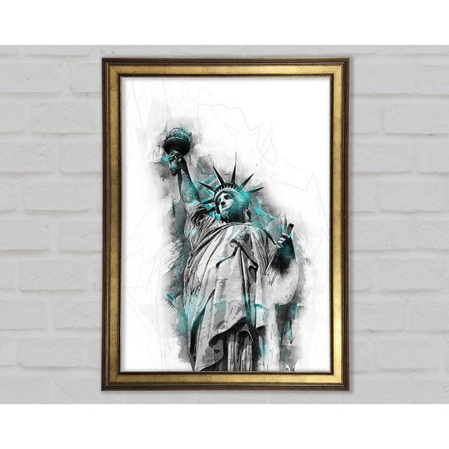 Statue Of Liberty Blues ClassicLiving Größe: 59,7 cm H x 42 cm B x 1,5 cm T on Productcaster.