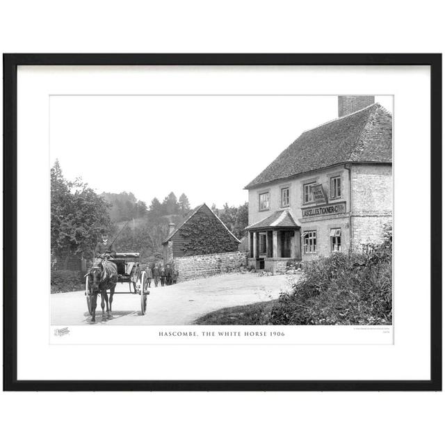 Hascombe, The White Horse 1906 by Francis Frith - Single Picture Frame Print The Francis Frith Collection Size: 45cm H x 60cm W x 2.3cm D on Productcaster.