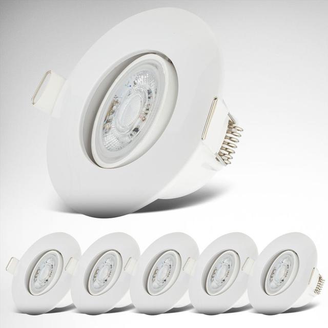 LED Einbauleuchten, 6Er-Set, IP65, Weiß, 6Xled-Platine/4,9W (Set of 6) ClearAmbient Ausführung: Weiß on Productcaster.