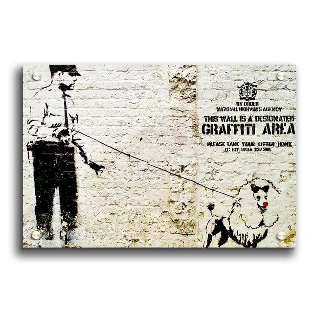 Poodle Copper by Banksy - Unframed Graphic Art Print on Acrylic East Urban Home Size: 29.7cm H x 42cm W on Productcaster.