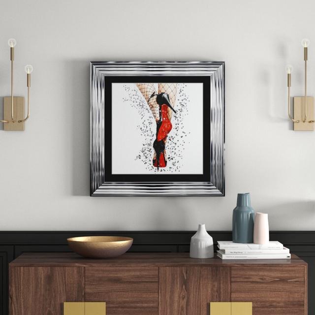 'Heels' Framed Graphic Art Print East Urban Home on Productcaster.