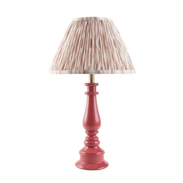 Myrtle Table Lamp Heritage Hues Shade Colour: Neutral, Size: 47.5cm H x 30cm W x 30cm D on Productcaster.