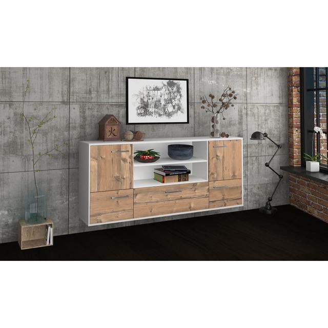 Sideboard Berania Brayden Studio Farbe (Korpus/Front): Kiefer/Weiß on Productcaster.