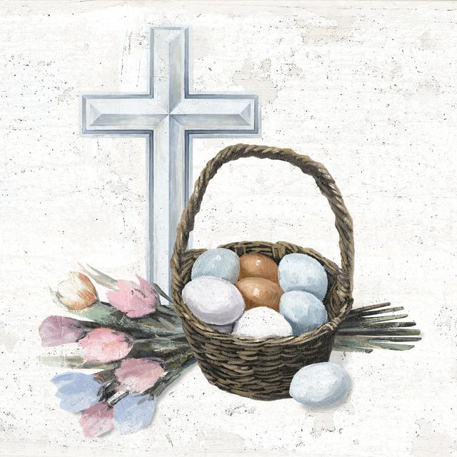 Easter Still Life - Wrapped Canvas Art Prints The Seasonal Aisle Size: 76cm H x 76cm W on Productcaster.