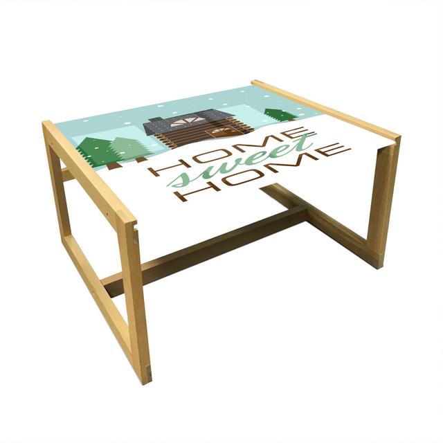 Jailia Sled Coffee Table East Urban Home Size: 62cm H x 74cm W x 40cm D on Productcaster.