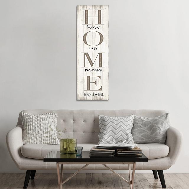 Home by CAD Designs - Wrapped Canvas Panoramic Print August Grove Size: 152.4cm H x 50.8cm W x 1.91cm D on Productcaster.