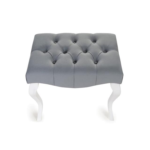 Sabre Upholstered Bench bench4home Colour: Grey/White, Size: H45 x W120 x D30cm on Productcaster.