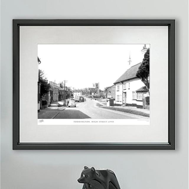 'Toddington, High Street C1955' - Picture Frame Photograph Print on Paper The Francis Frith Collection Size: 28cm H X 36cm W x 2cm D on Productcaster.