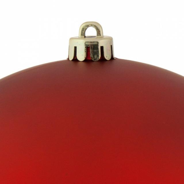 Bauble (Set of 3) The Seasonal Aisle Size: 20cm H x 20cm W, Colour: Red on Productcaster.