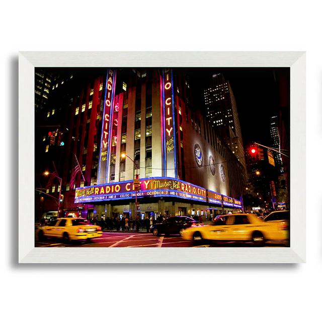 New York Radio City - Single Picture Frame Print Brayden Studio Size: 21cm H x 29.7cm W on Productcaster.