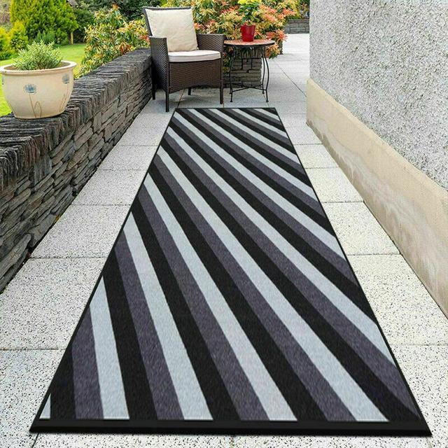 Non Slip Large Long Short Rubber Back Washable Hall Hallway Runner Rug Small Mat 17 Stories Rug Size: Rectangle 120 x 170cm on Productcaster.