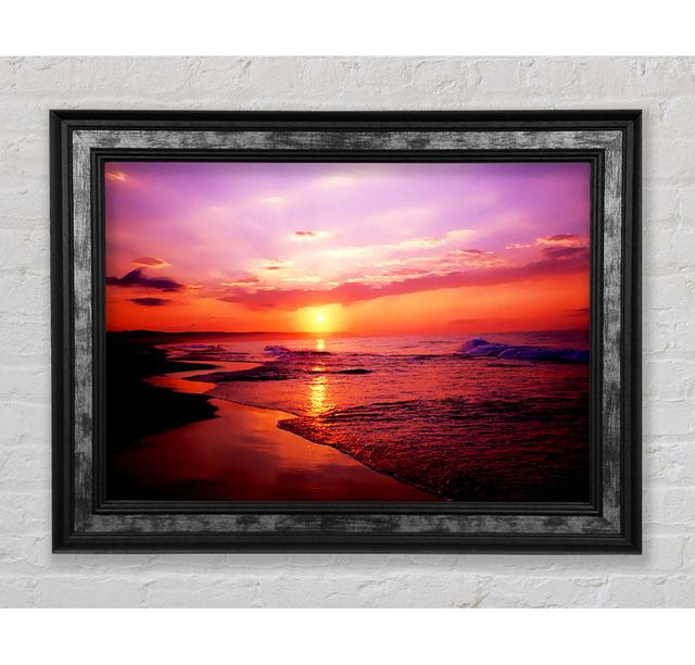 Australian Sunset - Single Picture Frame Art Prints Bright Star Size: 42cm H x 59.7cm W x 8cm D on Productcaster.