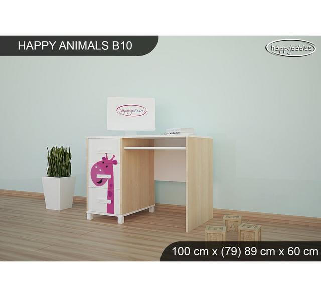 100cm Writing Desk Happy Babies Base Colour: Oak on Productcaster.