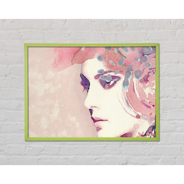 The Face Of Lilac - Single Picture Frame Art Prints Ophelia & Co. Size: 29.7cm H x 42cm W x 2cm D on Productcaster.